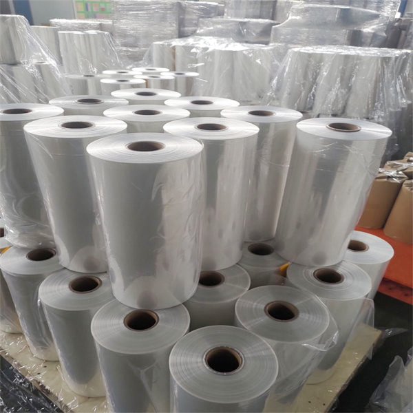 চমৎকার সঙ্কুচিত সম্পত্তি 12μM 15μM 19μM 25μM 30μM POF প্রত্যাহারযোগ্য ফিল্ম পলিওলফিন থ্রেডের জন্য সঙ্কুচিত ফিল্ম রোল